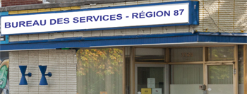 Bureau des services - Région 87