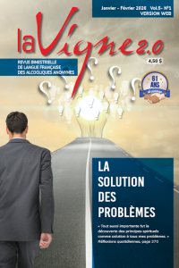 La Vigne, janvier-février 2026. Titre: La solution des problèmes.